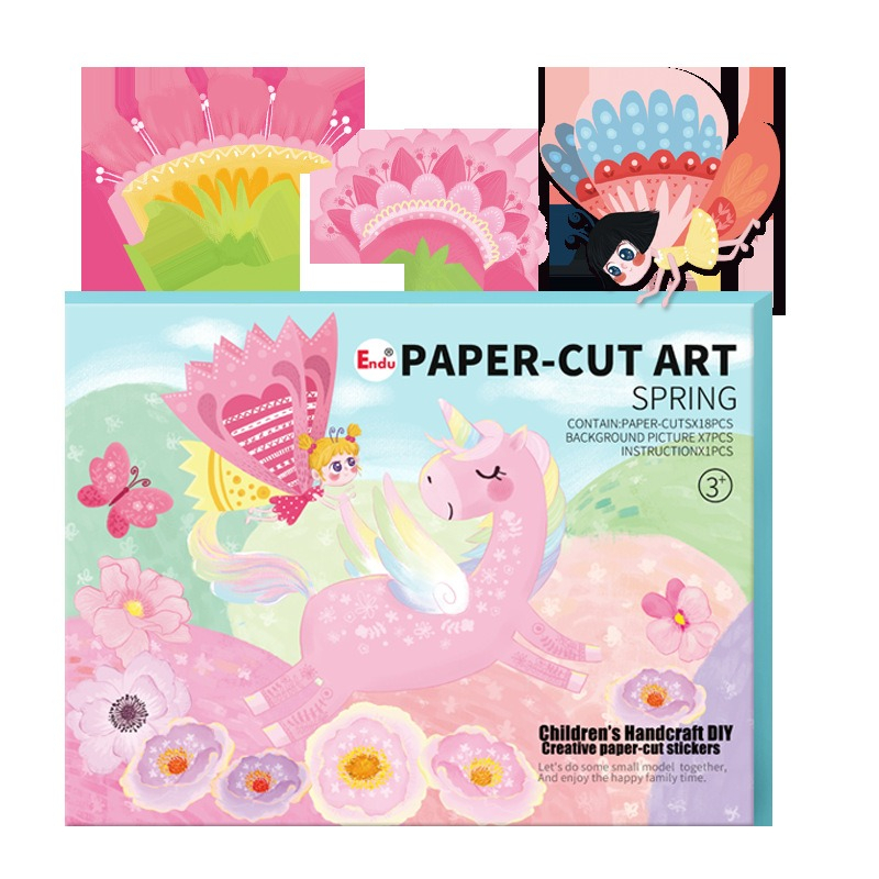 BỘ CẮT GIẤY SÁNG TẠO PHÁT HUY NĂNG KHIẾU MỸ THUẬT CHO BÉ