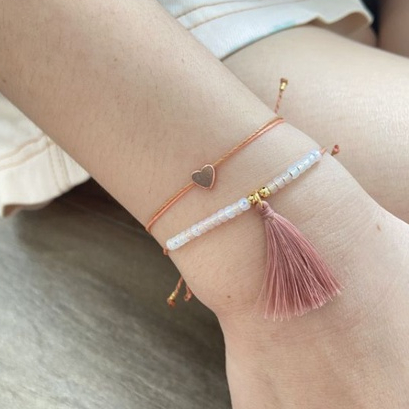 Set vòng tay Hoyden Brownie Pink