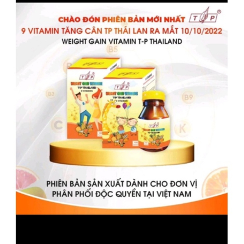 Vitamin Tăng Cân TP Thái Lan (Có check mã vạch- Cam kết hàng chính hãng)