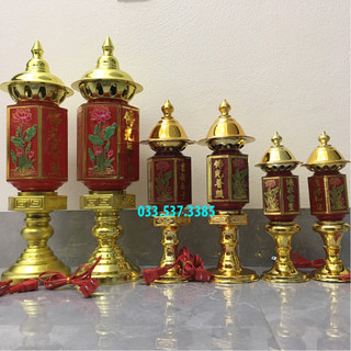 Đèn trưng ban thờ lục giác cắm điện, đèn để bàn thờ chất lượng cao