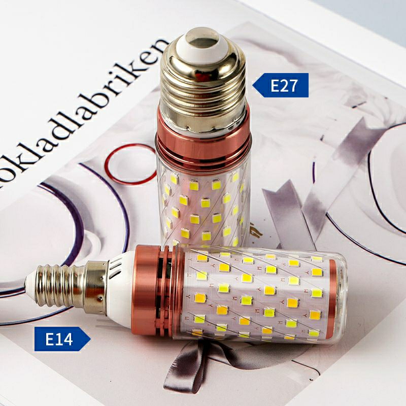 Bóng đèn 12W đuôi xoay E27 ánh sáng trắng, vàng, 3 chế độ