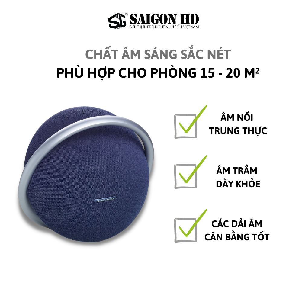 Loa bluetooth HARMAN KARDON Onyx Studio 8 - Hàng chính hãng