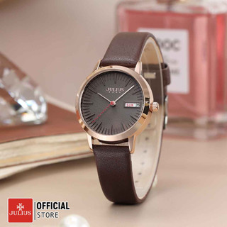 [Julius Official] Đồng hồ nữ Julius JA-1375 dây da