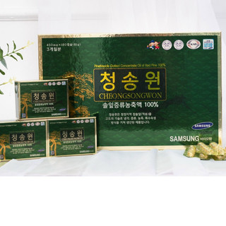 TINH DẦU THÔNG ĐỎ CAO CẤP HÀN QUỐC: 180 VIÊN X450MG