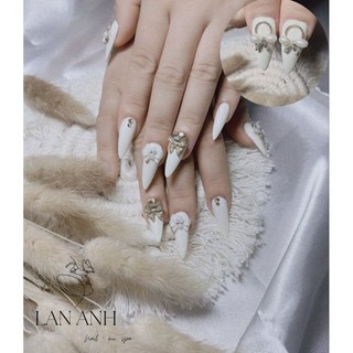 Nơ bột trang trí móng tay,nơ bột nail