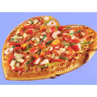 Đế bánh pizza hình trái tim size 16cm