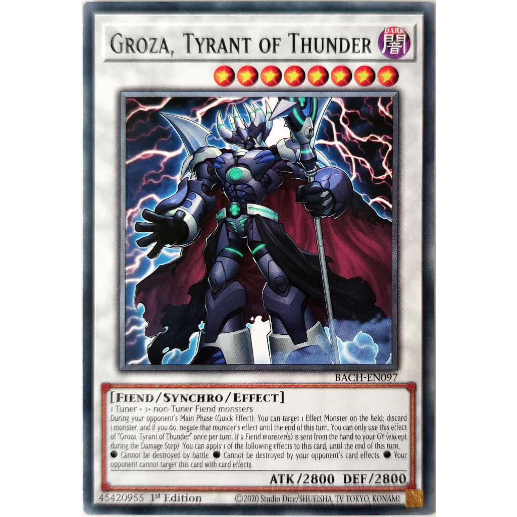 [Thẻ Yugioh] Groza, Tyrant of Thunder |EN| Common