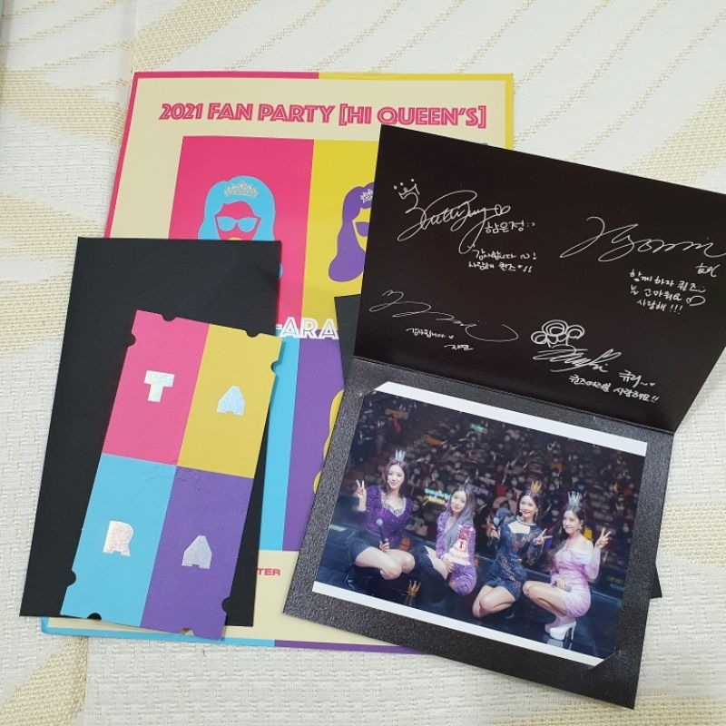 Set T-ARA FAN PARTY + THẺ ID QRI EUNJUNG + card Hyomin