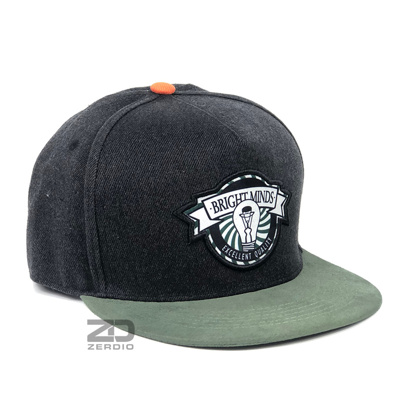 Mũ hiphop, Nón snapback nam nữ SN74 màu xám phong cách cá tính