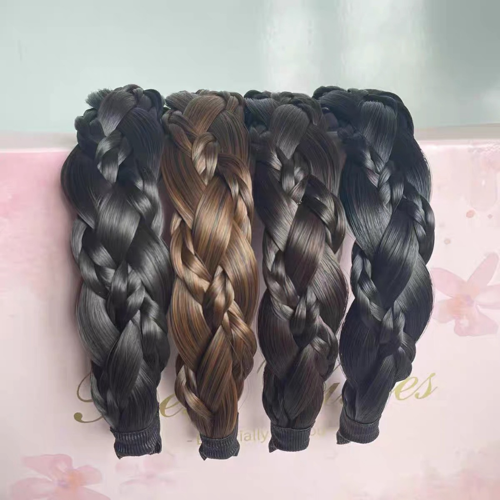 Bờm Cài Tóc Bện Tóc Giả Cao Cấp Mẫu Mới