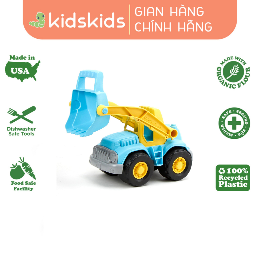 Đồ Chơi Xe Máy Xúc Càng Cao Green Toys Cho Bé Từ 1 Tuổi