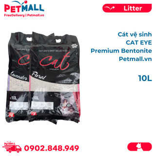 Cát vệ sinh cat eye premium bentonite cat litter 10l petmall