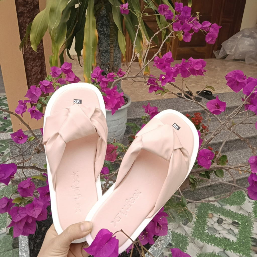 Dép nữ thắt nơ xinh thời trang mẫu cực hot