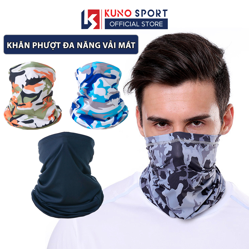 Khăn Đa Năng Cao Cấp Chống Nắng KUNO SPORT Khăn Ống Đa Năng Chống Bụi Đi Phượt Thoáng Mát Co Dãn 4 Chiều