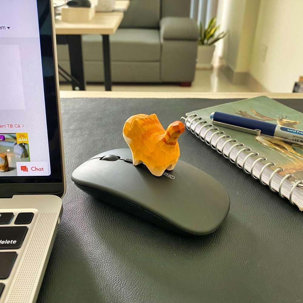 Mèo cam mặt nọng, văn phòng dễ thương, trang trí bàn làm việc, quà tặng.