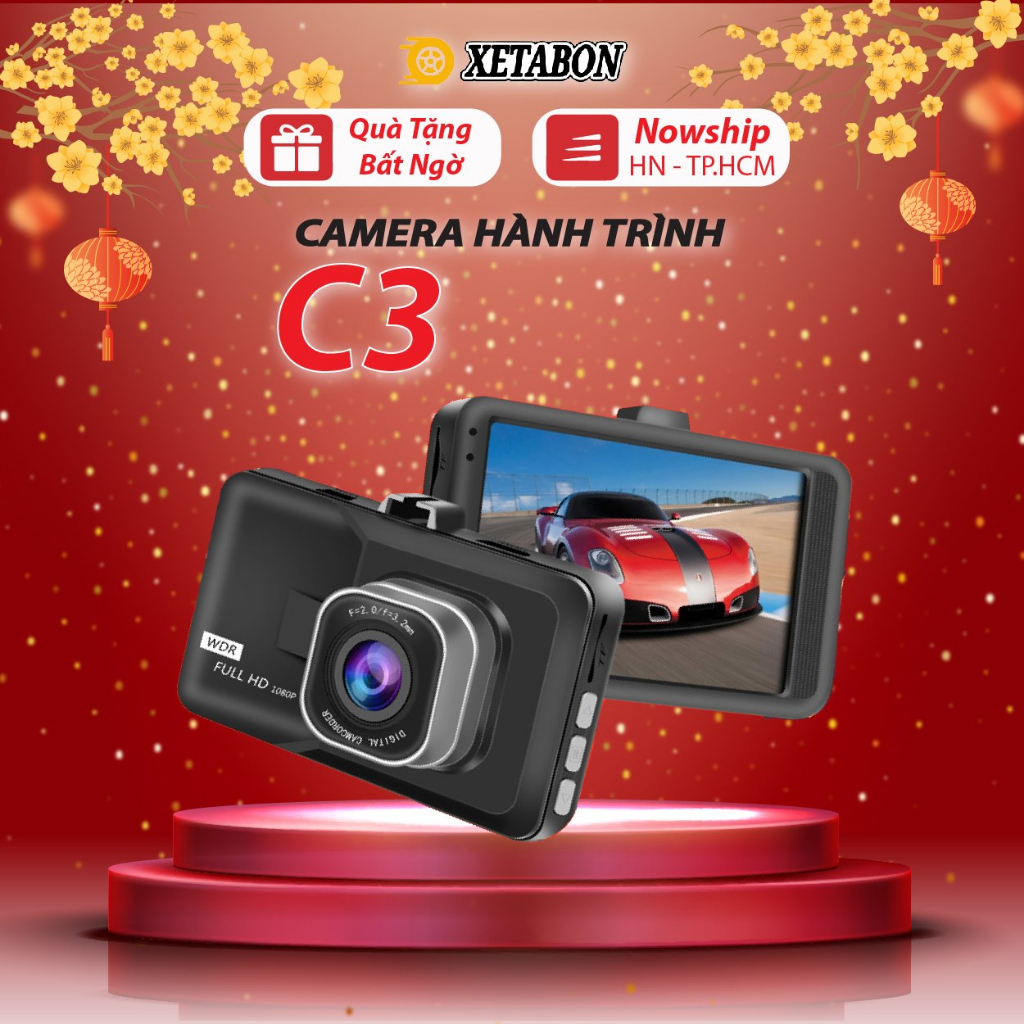 Camera Hành Trình ô tô C3 XETABON Full HD