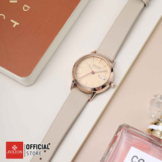 [Julius Official] Đồng hồ nữ Julius JA-1375 dây da