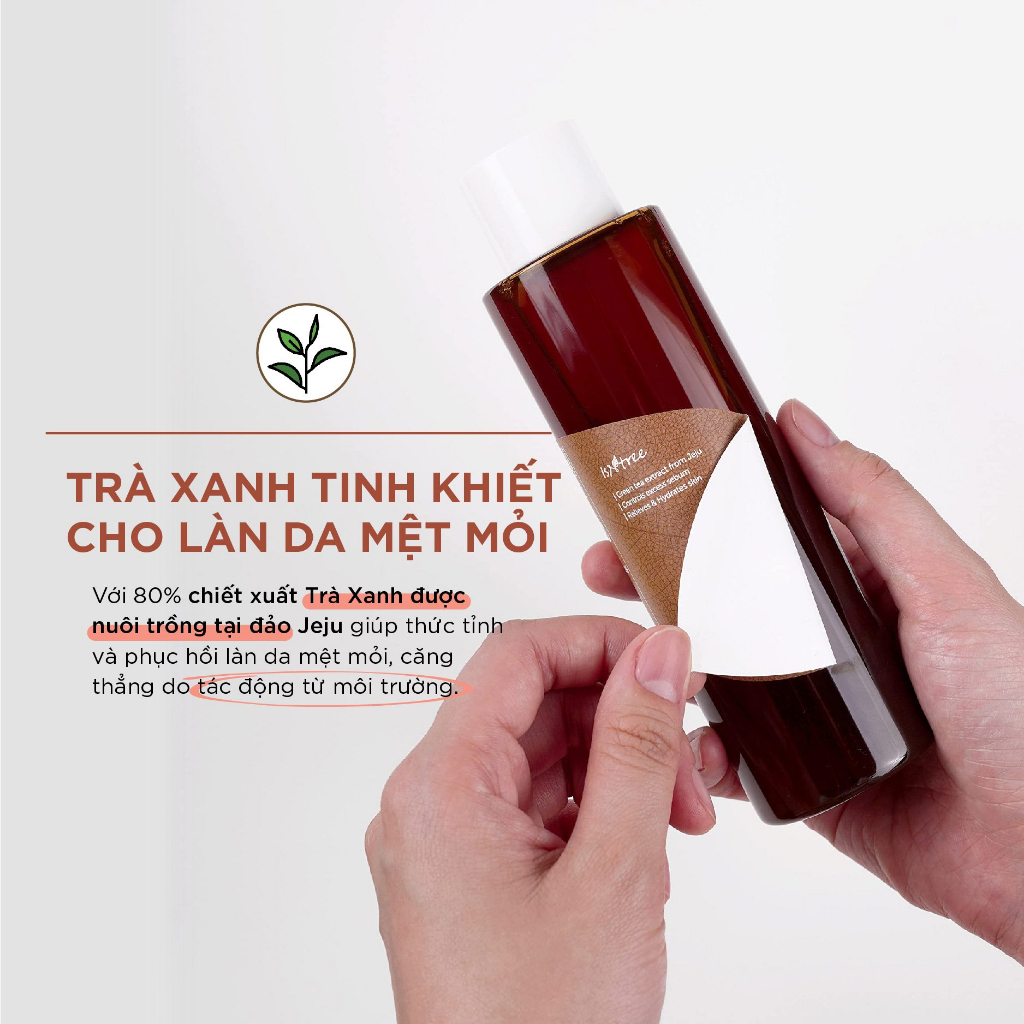 Toner chiết xuất trà xanh ISNTREE Green Tea Fresh Toner 200ml