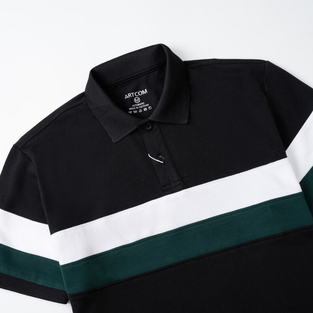 [NEW giảm 30k COOP30K] Áo polo nam cổ UGO Black chất 100% cotton thấm hút mồ hôi tốt mặc mát form regular fit thoải mái