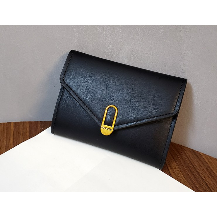 Ví ngắn nữ đẹp form sang, chất da trơn mềm mịn H61