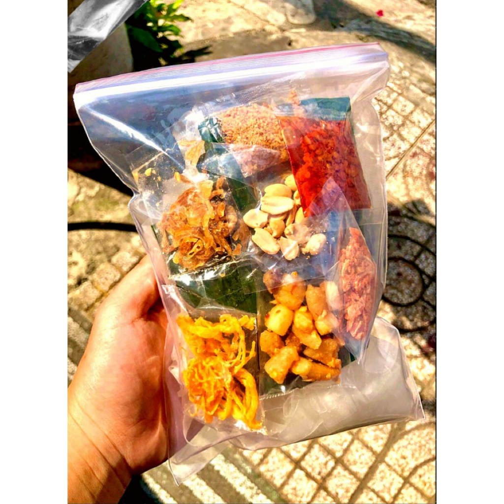 Bánh tráng tóp mỡ phơi sương xé ngũ vị - ăn vặt đặc biệt siêu ngon SUTYFOOD