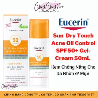 [TEM CTY] Kem chống nắng EUCERIN Oil Control Dry Touch SPF50+ 50mL - kiểm soát dầu