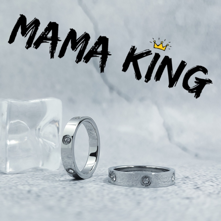 NHẪN TRƠN  UNISEX 02 TITAN BỀN KHÔNG HAN GỈ KHÔNG BAY MÀU BỀN BỈ TRỌN ĐỜI BY MAMA KING