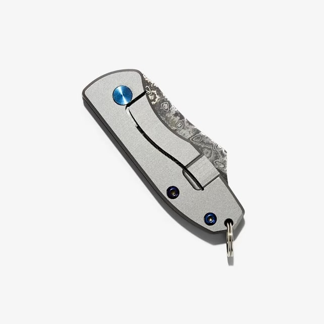 Dao Mini Damascus EDC Folder - BucknBear bnb7800