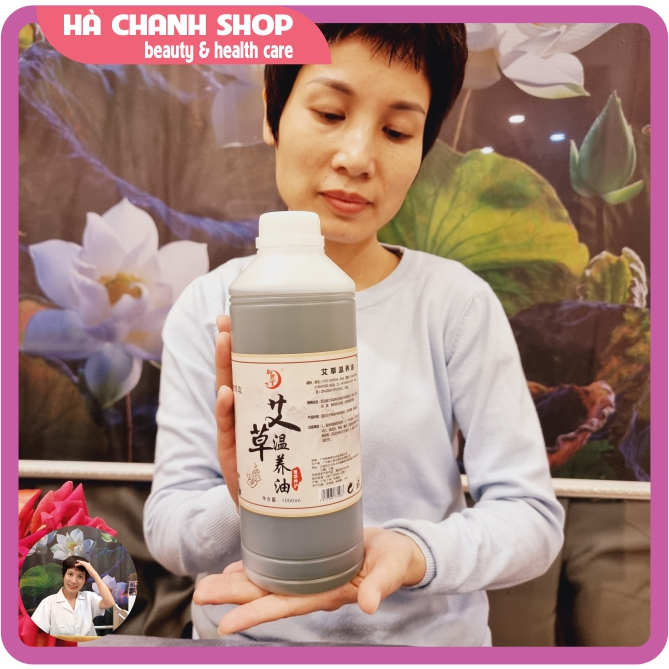 Dầu Ngải Cứu Nóng Đặc Massage Body Chai 1000ml Tinh Dầu Ngải Mát Xa Yuxitang Đậm Đặc Nóng Ấm Sâu Và Trơn Mượt
