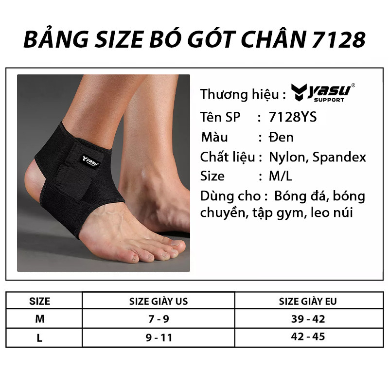 Băng cổ chân dán Yasu 7127 (1 chiếc)