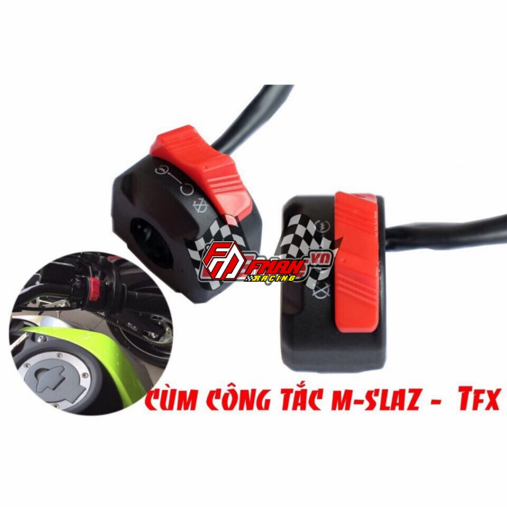 CÙM CÔNG TẮC ĐỀ TFX (CÓ KHÓA GA)