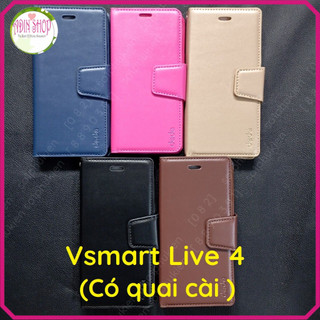 Bao da Vsmart Live 4 chất da siêu đẹp, có ngăn đựng thẻ siêu tiện lợi