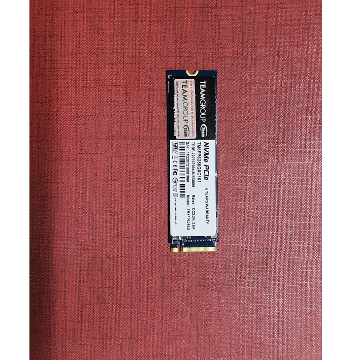 Ổ cứng NVME PCIe 256GB GEN 3X4 chính hãng TEAMGROUP