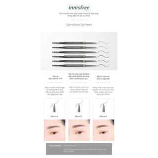 Chì kẻ mày 2 đầu Innisfree auto eyebrow pencil