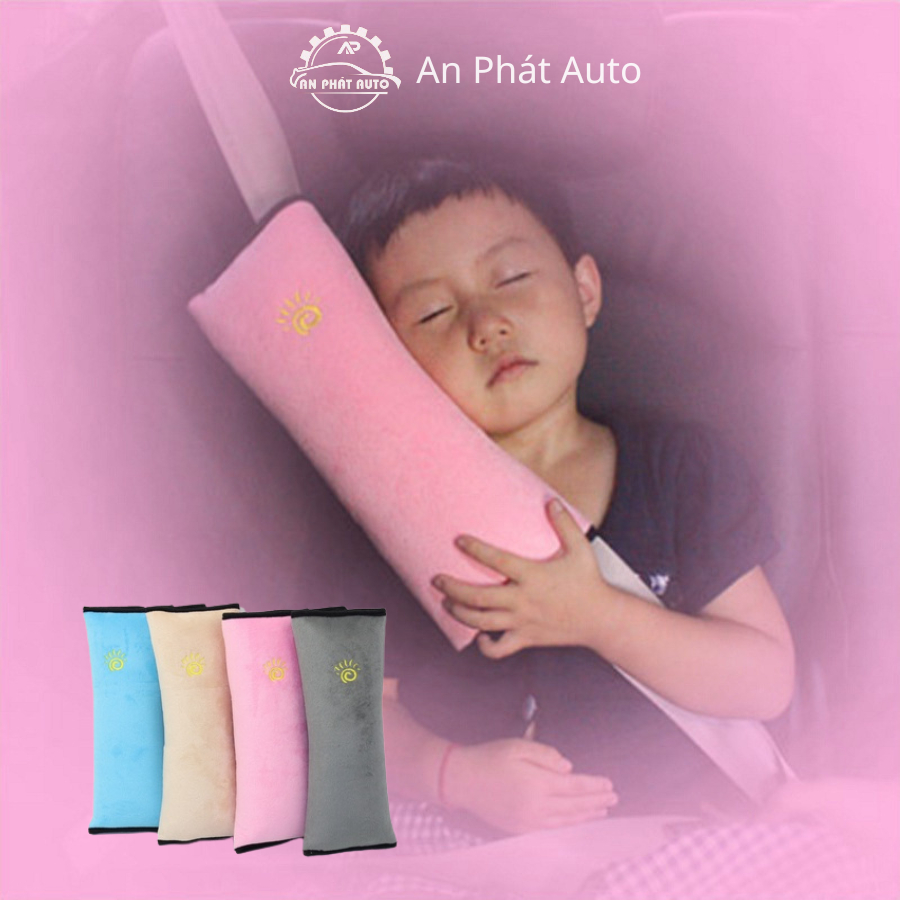Gối Tựa Đầu Gắn Dây An Toàn Trên Xe Hơi , Cho Trẻ Giấc Ngủ Êm Ái
