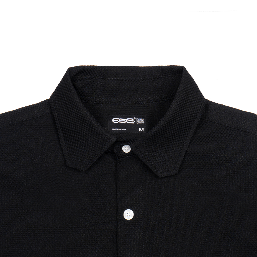 ÁO SƠ MI ĐEN - SS23 E1 BLACK SHIRT