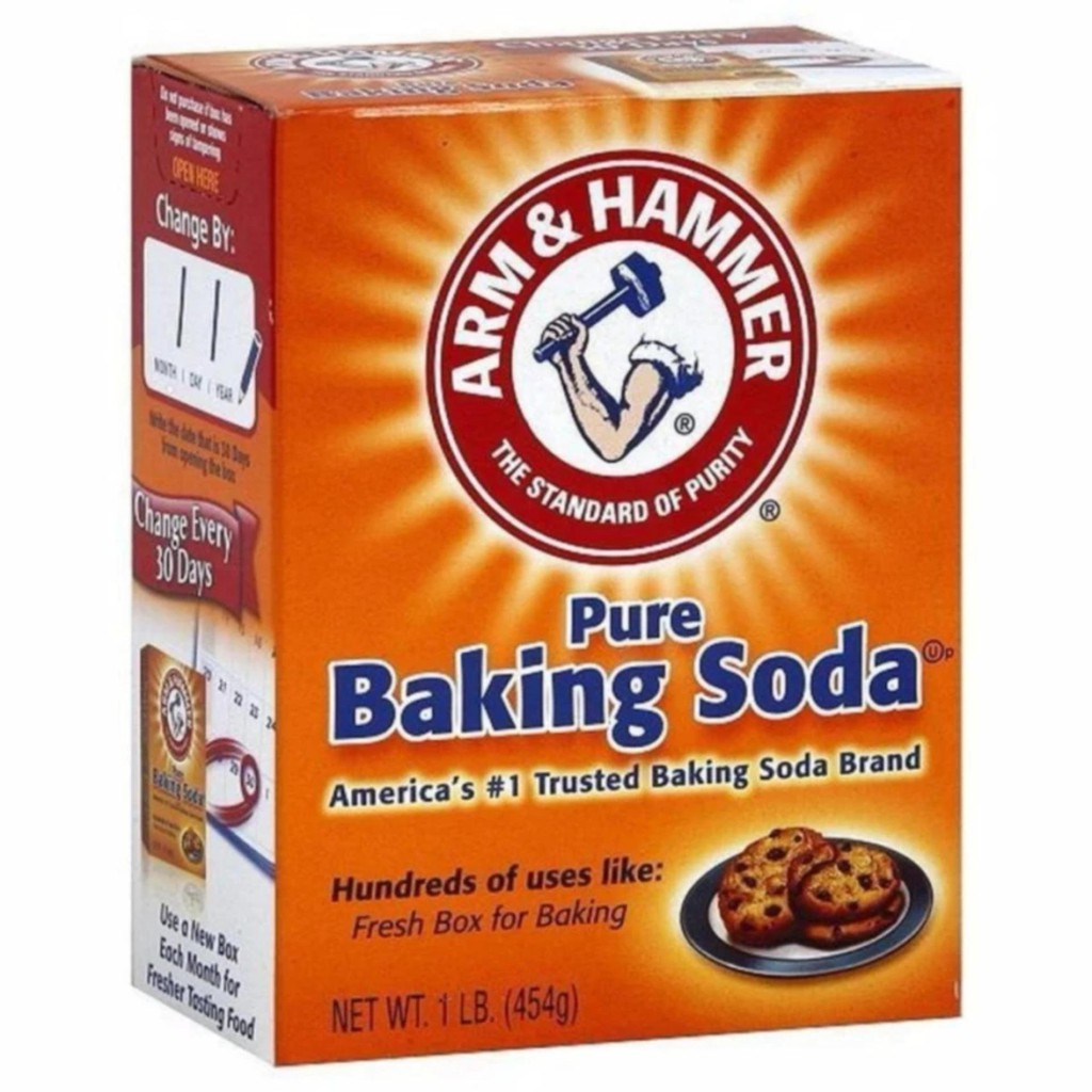 (NHẬP KHẨU CHÍNH HÃNG)Bột nở Baking Soda Arm & Hammer 454g chiết lẻ 100g