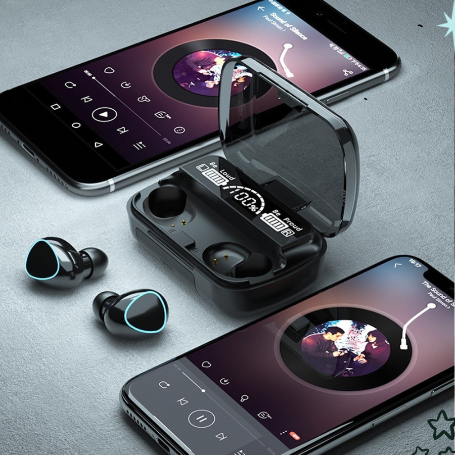 Tai Nghe Bluetooth M10 Pro Không Dây Phiên Bản Nâng Cấp Pin Trâu, Có Chạm Cảm Ứng - M.10 odeo_official