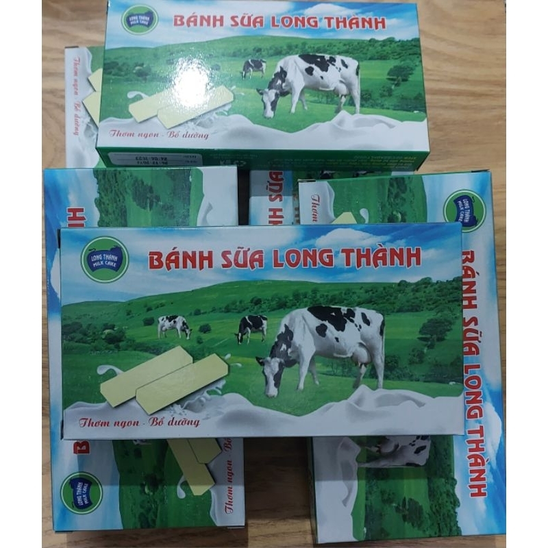 Combo 5 Bánh sữa nguyên chất LONG THÀNH MILKCAKE - Bánh sữa LONG THÀNH MILKCAKE