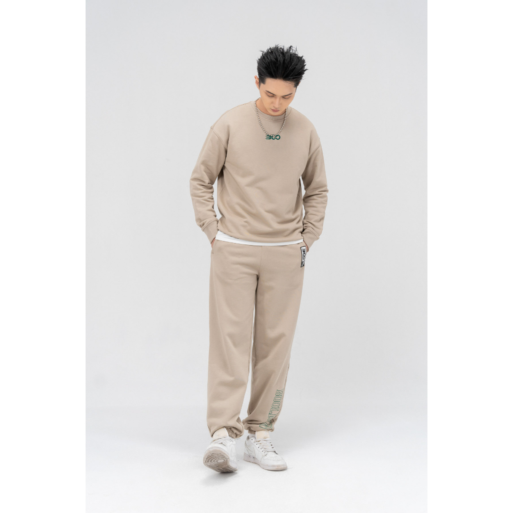 Áo Sweatshirt BOO Unisex Dáng Oversize Chất Nỉ In Logo BOOLIGAN 03