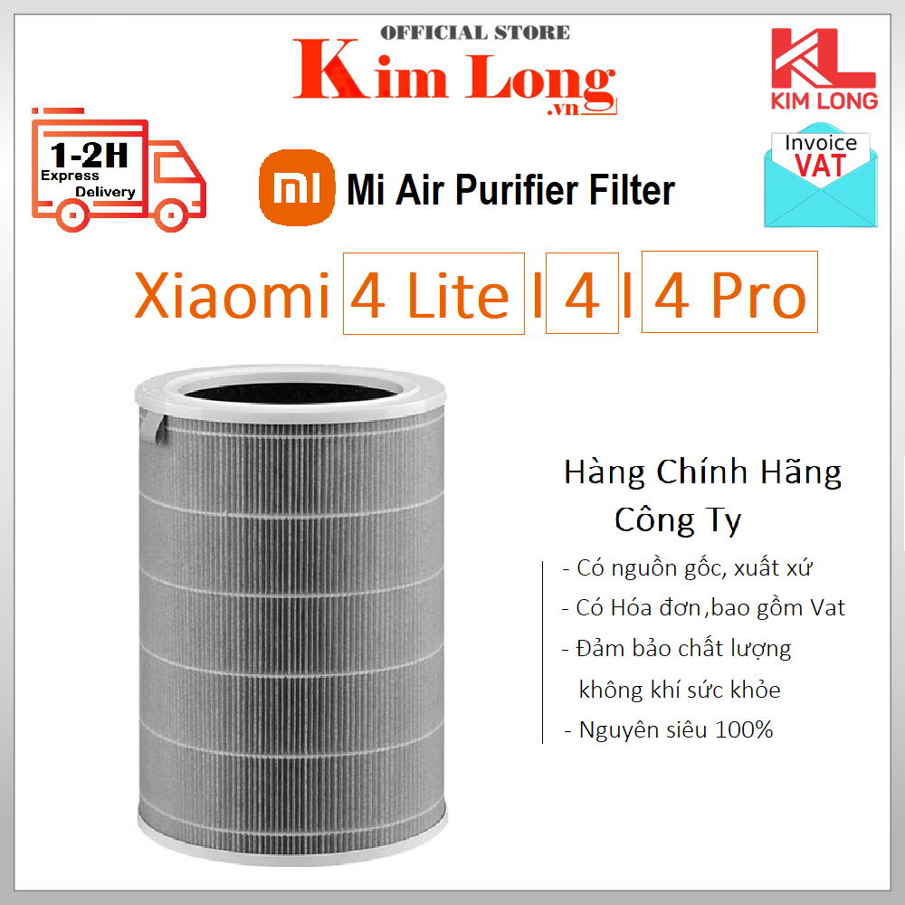 Lõi lọc không khí Xiaomi Mi Air Purifier Filter cho Máy Mi Air Purifier 4 Pro I 4 I 4 Lite I 4 Compact - Chính hãng