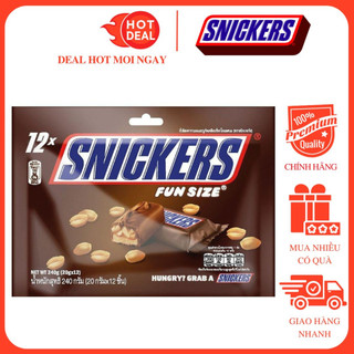 Kẹo Chocolate Snickers Funsize 240G