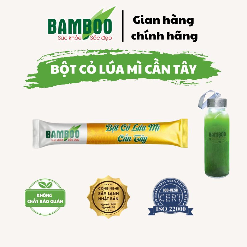 Set dùng thử 6 gói bột rau sấy lạnh thơm ngon Bamboo