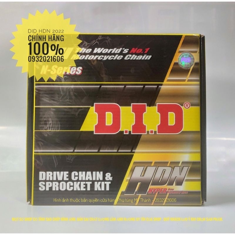 Nhông sên dĩa xe Axelo 125 – Sên 10ly DID HDS