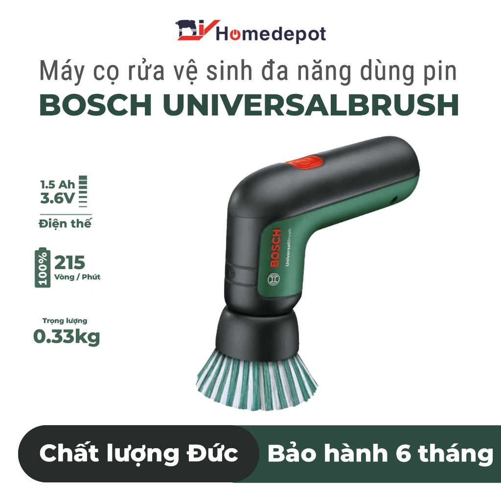 Máy cọ rửa vệ sinh đa năng dùng pin Bosch 06033E0050