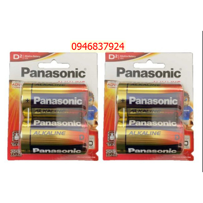 Pin đại D Alkaline Panasonic LR20T/2B vỉ 2 pin hàng panasonic chuẩn Nhật