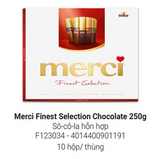 Kẹo Sô cô la ( Chocolate ) Storck merci Petits 250gr