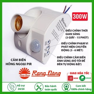 Đui đèn cảm biến chuyển động / ánh sáng rạng đông đcb01