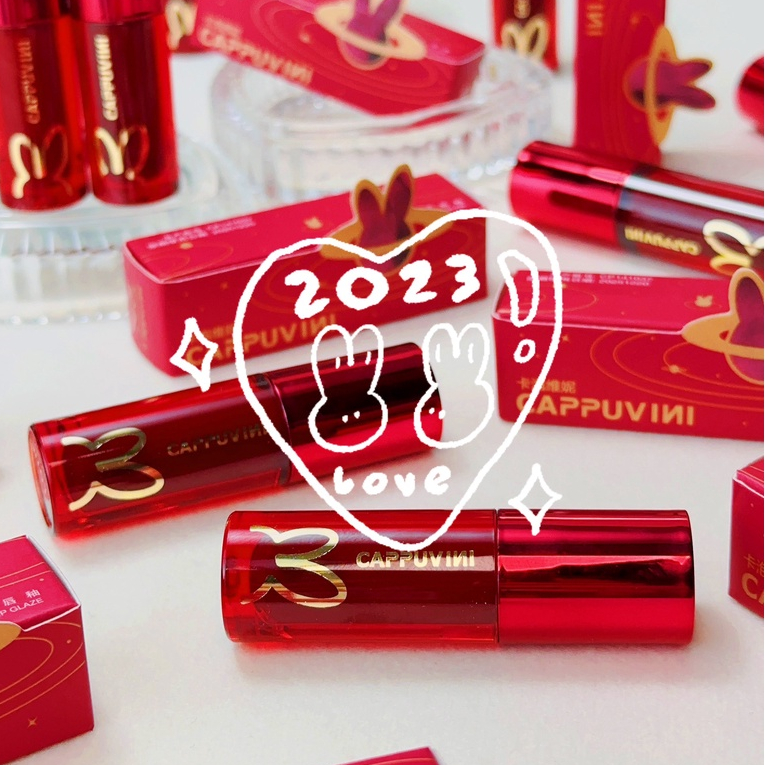 Mua Son kem thỏ đỏ may mắn CAPPUVINI bền màu lâu trôi Lucky Rabbit Lip ...