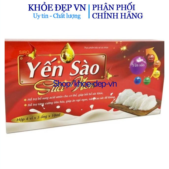 Yến Sào Sữa Non Gold hỗ trợ tiêu hóa, giúp ăn ngủ ngon, bổ sung vitamin, khoáng chất cho cơ thể